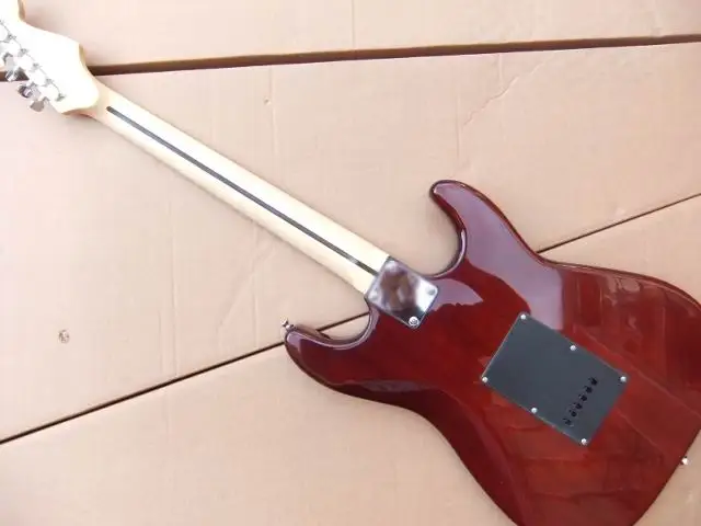 New Arrival Fdr STR electric guitarLeft Handed Model in deep brown 100816