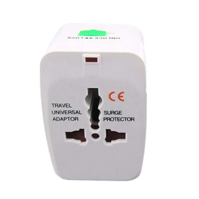 

FULL-All In One Universal International Plug Adapter World Travel Ac Power Charger Adapter With Au Us Uk Eu Converter Plug