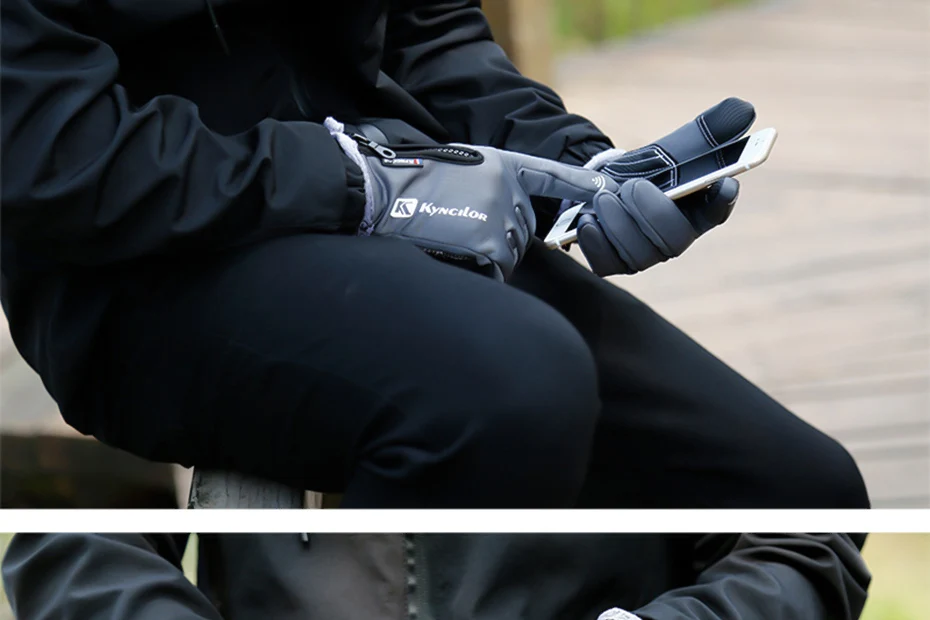 VICTGOAL перчатки для велоспорта зимние полный палец мужские и женские водонепроницаемые термальные сенсорный экран велосипедные перчатки MTB наружные перчатки для лыжного спорта