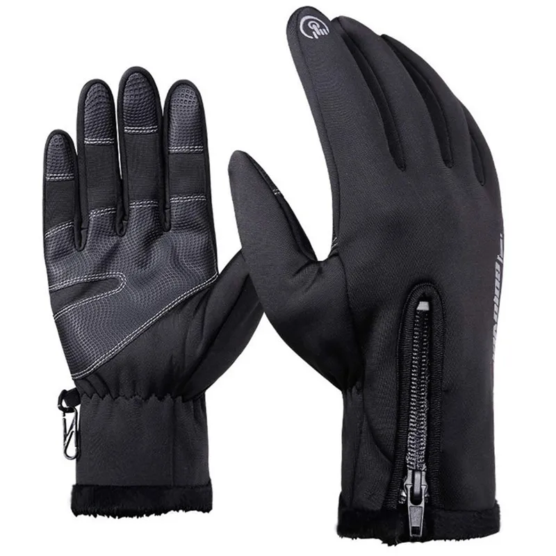 Men Gloves Winter Male Touched Screen Windstopper Gloves Windproof anti