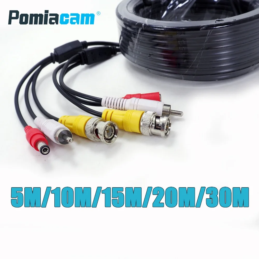 5M 10M 15M Audio Video Power Security Camera Cable with RCA BNC Adaptor Power Cable for Security CCTV Camera for DVR 5M 10M 15M Audio Video Power Security Camera Cable with RCA BNC Adaptor Power Cable for Security CCTV Camera for DVR