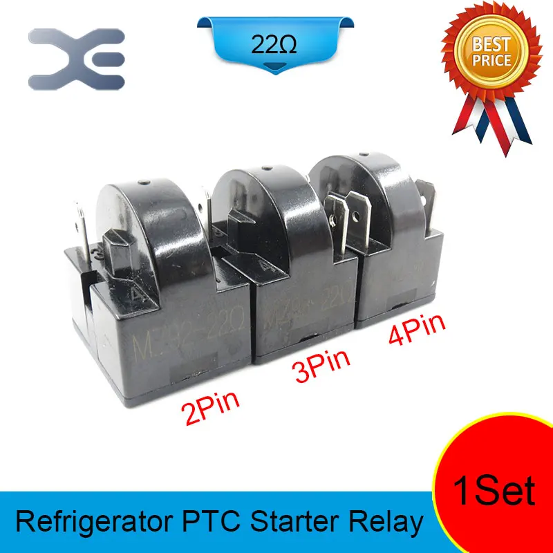 9 шт. Запчасти для холодильника стартовые части 2 3 4PIN 12 15 22OHM стартер PTC реле