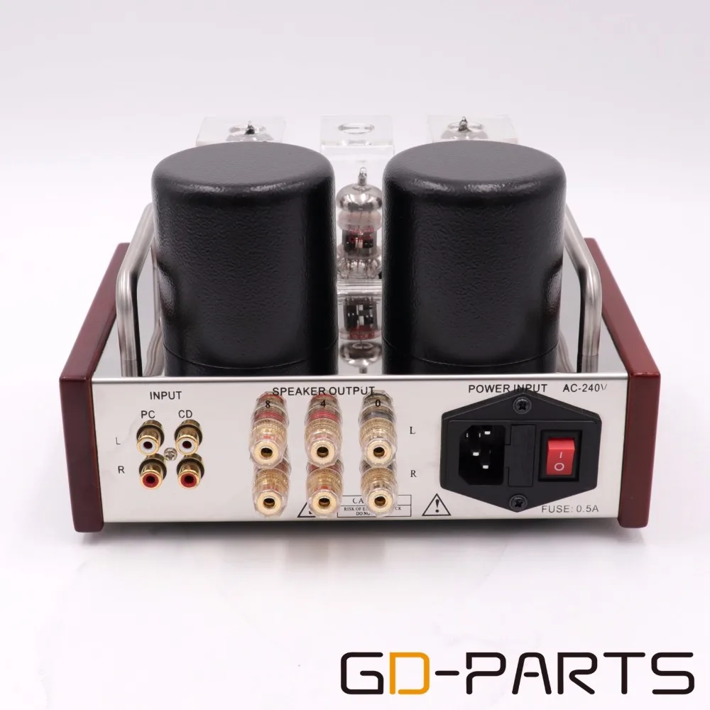 Single End EL84 6P14 12AX7 Stereo Vacuum Tube Amplifier Class A Tube AMP Hifi Audio Vintage Integrated Tube AMP 3.6Wx2 car amplifier