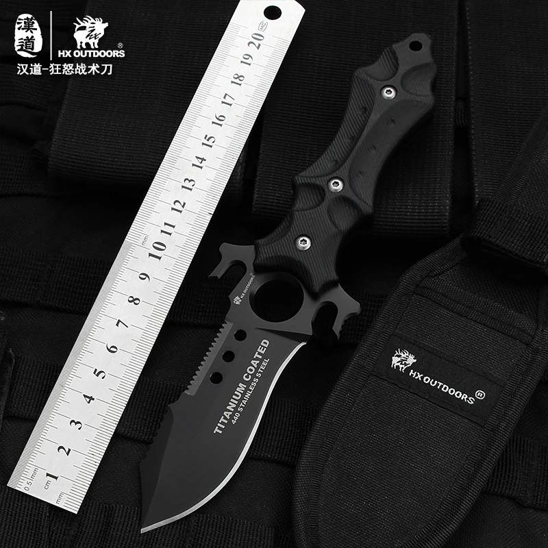 HX Outdoors Hunting Kinves Survival knife Camping Rescue Tool 440C Blade ,K10 Handle ,58HRC ,Pocket Tool Dropshipping цена HX Outdoors Hunting Kinves Survival knife Camping Rescue Tool 440C Blade ,K10 Handle ,58HRC ,Pocket Tool Dropshipping цены онлайн