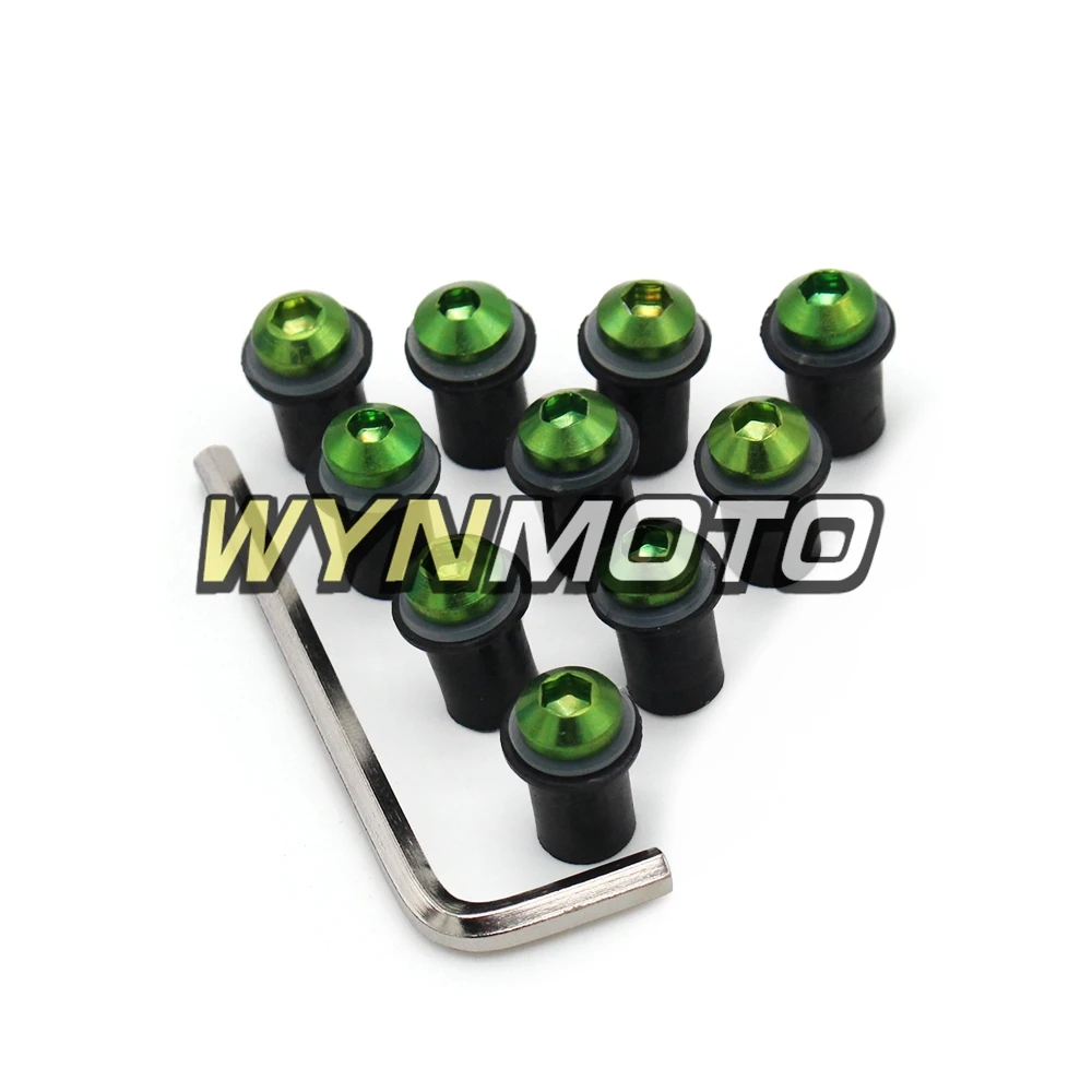 

Fairing Kits Windscreen Screws Nut Washers For Suzuki GSXR600 GSXR750 2006-2010, Aftermarket Windshield Hardware Installatation