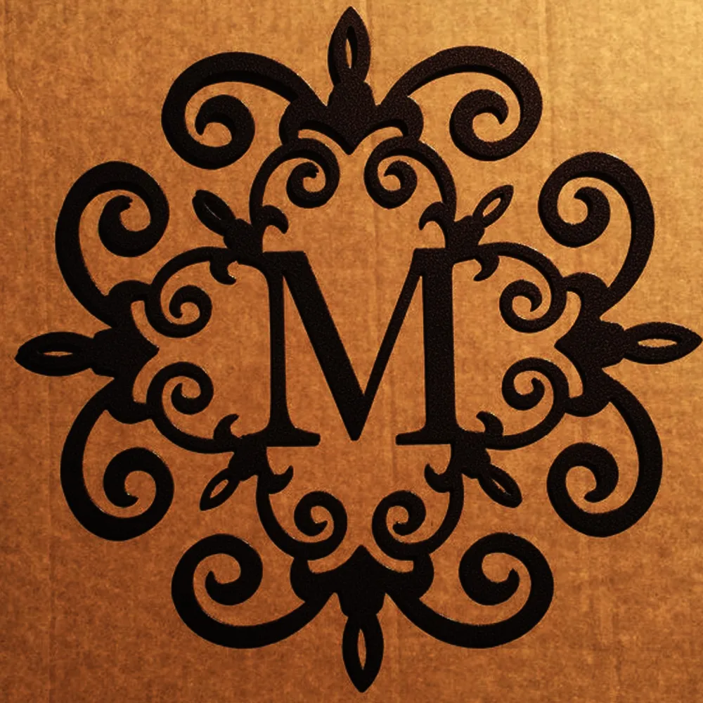 Single Letter Monogram Your choice of 12&quot|Декоративные буквы и цифры| |
