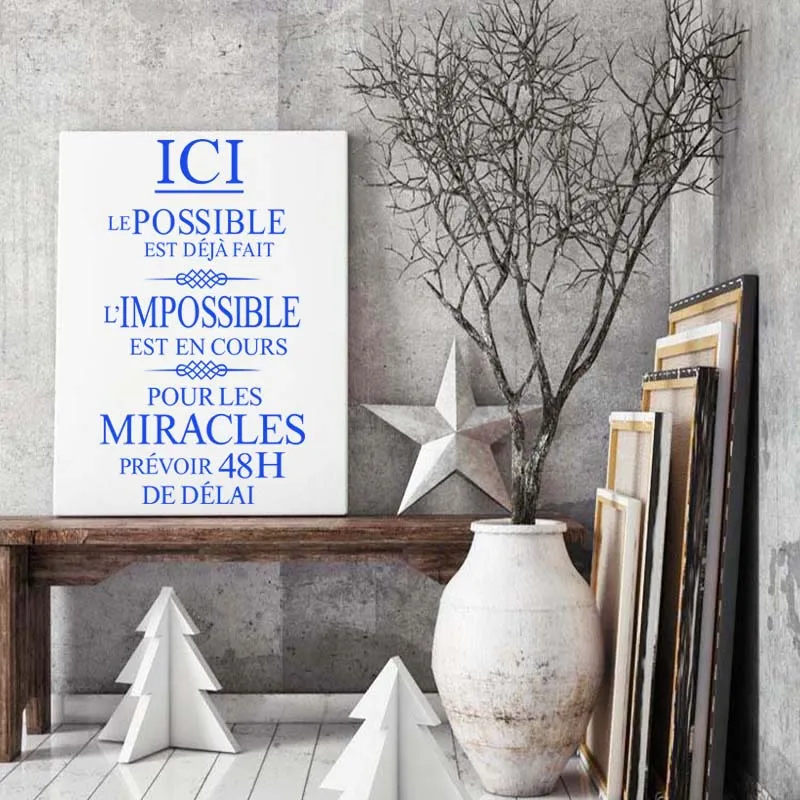 French Citation L Impossible Est En Cours Removable Vinyl Wall Sticker Mural Art Wallpaper For Living Room Home Decor Decoration Wall Stickers Aliexpress French Citation L Impossible Est En Cours Removable Vinyl Wall Sticker Mural Art Wallpaper For Living Room Home Decor Decoration Wall Stickers Aliexpress