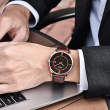 OYOKY военные кожаные водонепроницаемые кварцевые аналоговые армейские мужские кварцевые наручные часы, современные так крутые 18Oct5