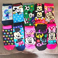 mix cute Kawaii/милые носки с героями мультфильмов для женщин; хлопковые носки для взрослых; 10 пар/партия; EU34-38; W8N6 - Цвет: mix cute