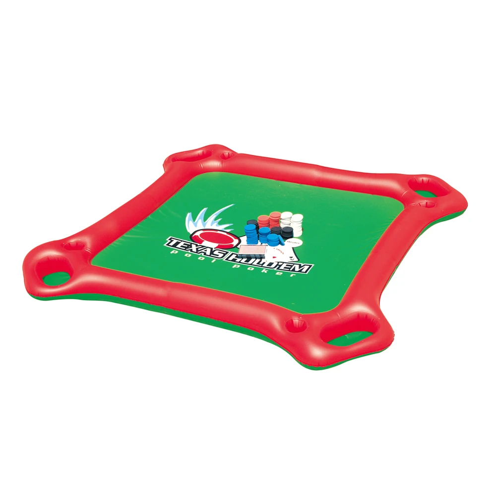 

Multicolor Floating Poker Table Seaside Outdoors Waterpark Game Table Novelty Floating Game Toy 1 Set