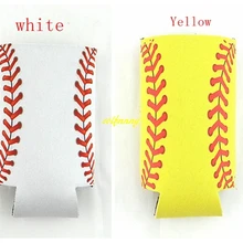 100 шт./лот Cola бутылочные крышки держатель монограмма неопрена бейсбол может охладитель Софтбол струны может изолятор вечерние подарки