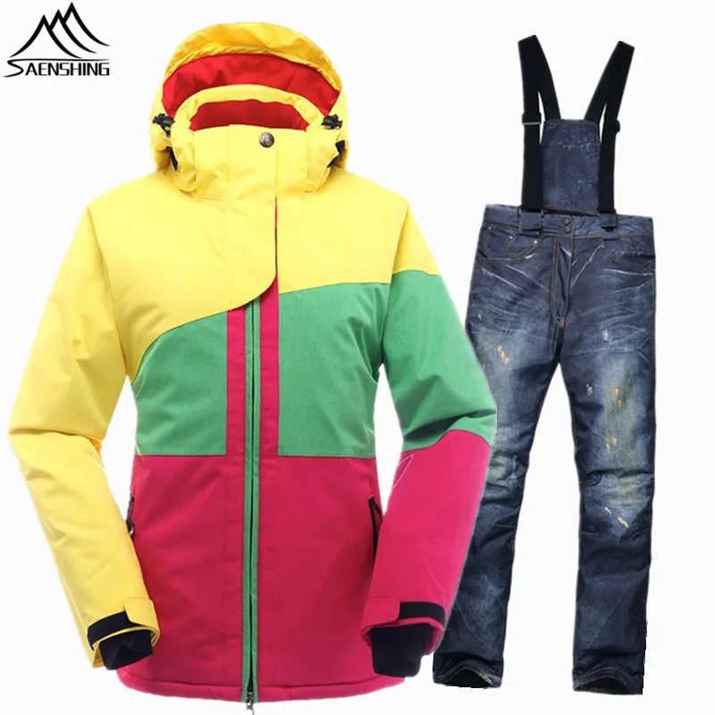 SAENSHING العلامة التجارية على الجليد الدعاوى الفتيات الثلوج سترة ماء يندبروف إمرأة بدلة تزلج على الجليد سترة مجموعات الحرارية الشتاء SAENSHING العلامة التجارية على الجليد الدعاوى الفتيات الثلوج سترة ماء يندبروف إمرأة بدلة تزلج على الجليد سترة مجموعات الحرارية الشتاء