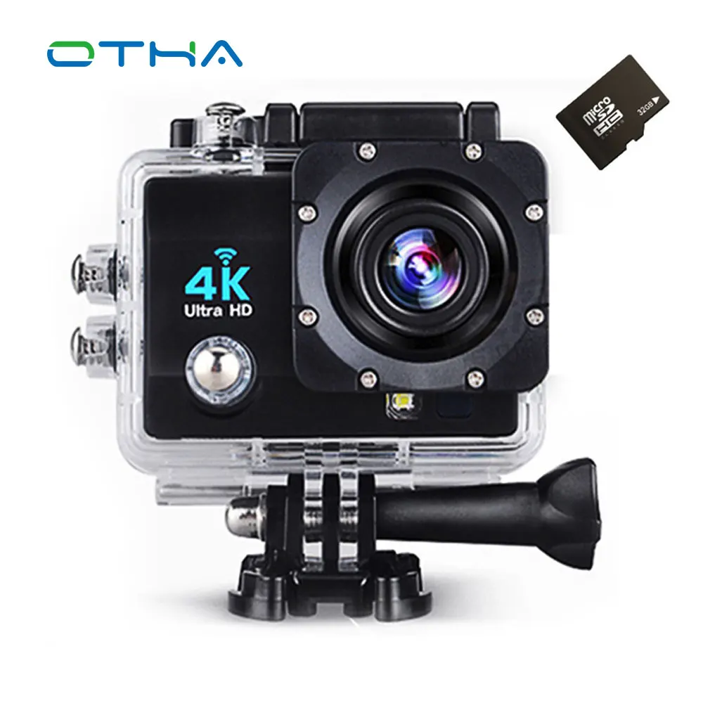 4K Video Camera Full HD 1080p 60fps WiFi 2 0 LCD 170 Degree Action Cam 30M