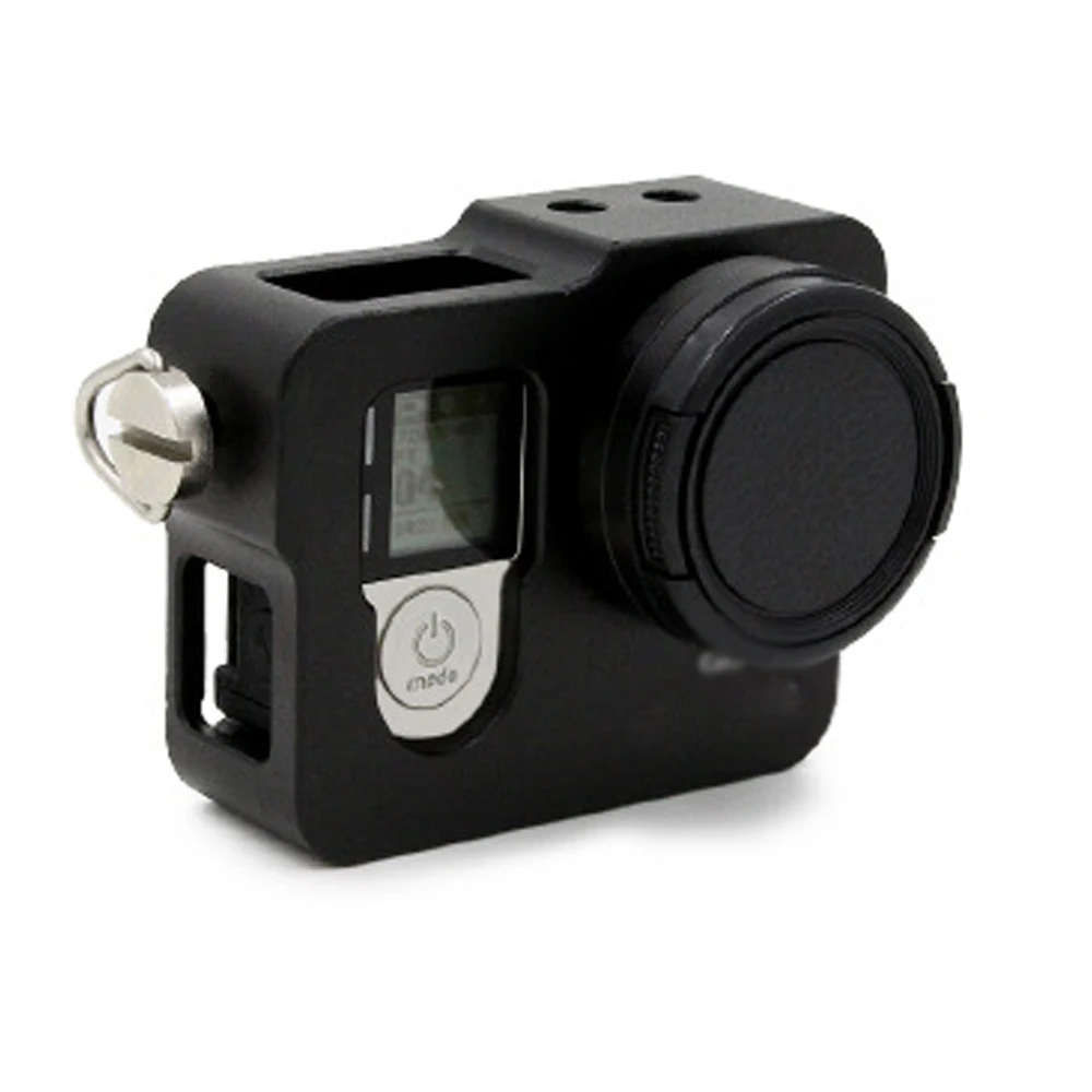 Fixation ultime la plus polyvalente et efficace ? NOUVEAU-Aluminium-Extension-De-Protection-shell-pour-Gopro4-Cadre-Logement-Cas-UV-filtre-POUR-Go-Pro
