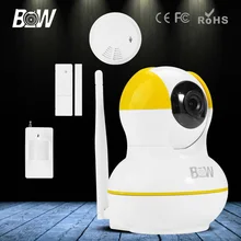 BW Wireless Wifi HD 720P IP font b Camera b font GSM Burglar Automatic Motion font
