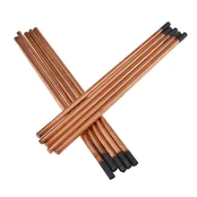 5pcs New air carbon arc gouging rods copper flat round graphite electrode rod for DC gas gouging gun electrode carbon rod 4-10mm 5pcs New air carbon arc gouging rods copper flat round graphite electrode rod for DC gas gouging gun electrode carbon rod 4-10mm