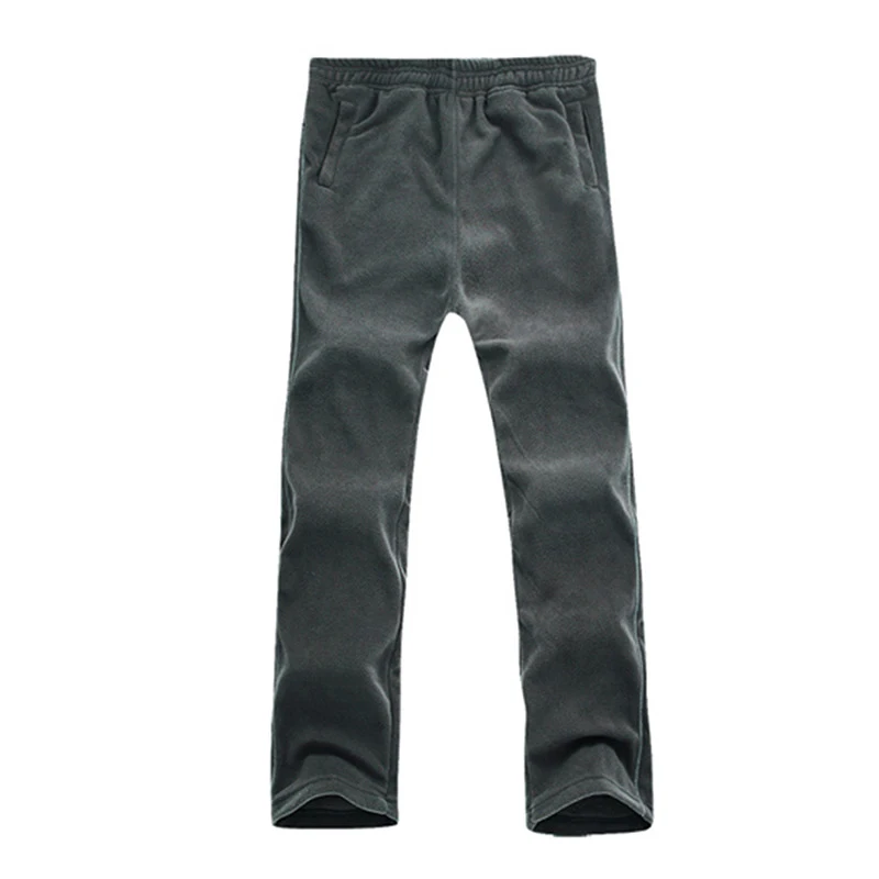 LANBAOSI deportes al aire libre de Trekking pantalones Polar Fleece espesar caliente térmicos para senderismo Camping escalada Pantalones