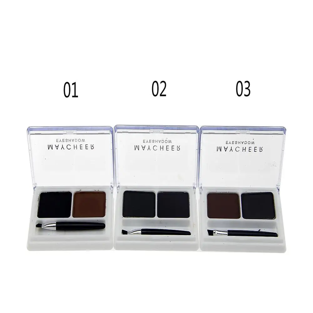 2 Color Mix Natural Eyebrow Powder Eyebrow Enhancer Brow Makeup Shadow Eye shadow With Brush Eyebrow set Cosmetics Makeup 2 Color Mix Natural Eyebrow Powder Eyebrow Enhancer Brow Makeup Shadow Eye shadow With Brush Eyebrow set Cosmetics Makeup