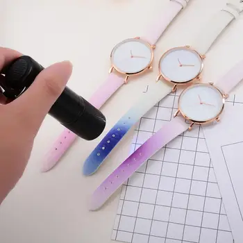 

New Fashion Simple Style Temperature Change Color Women Watch Sun UV Color Change Men Women Quartz Wristwatches Relogio Feminino