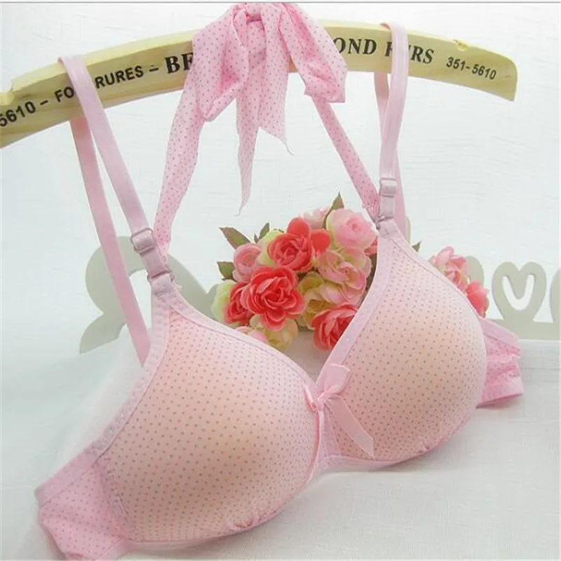 

Teenage Underwear Girl Soft Undergarments Girls Bras Children's Small Sports Comfortable Bras cotton Underwear 2019