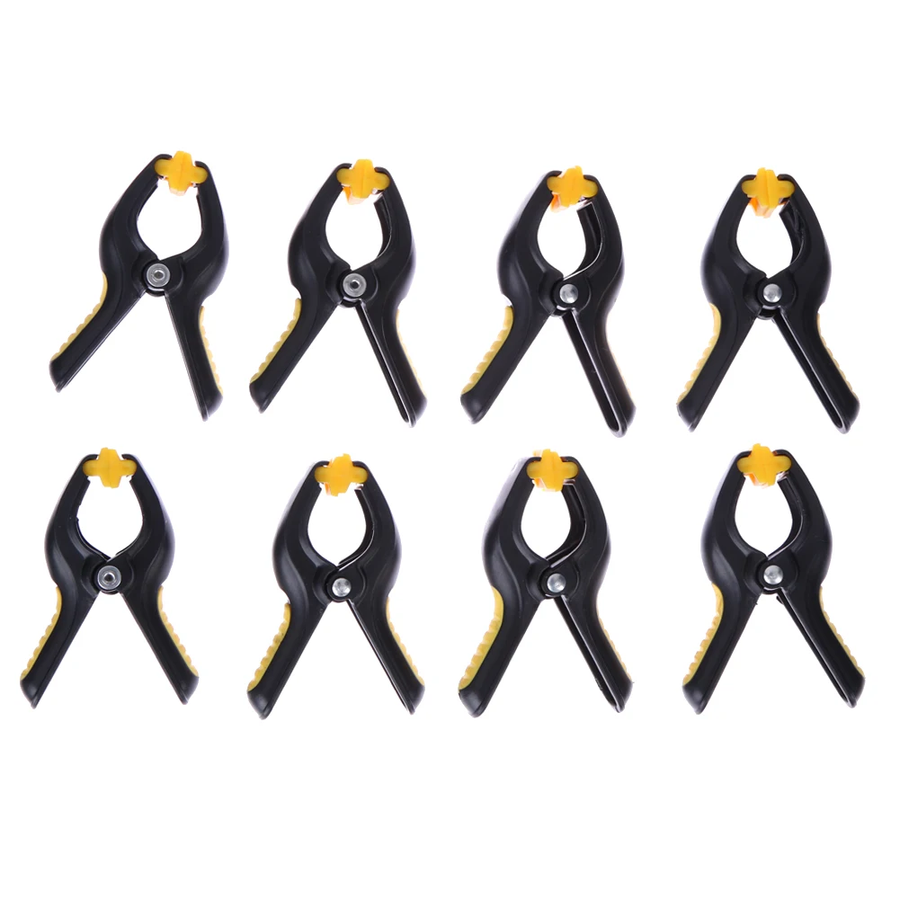 

8 PCS 3 inch DIY Tools Plastic Nylon Toggle Clamps For Woodworking Spring Clip Photo Studio Grampo Clamp Hout