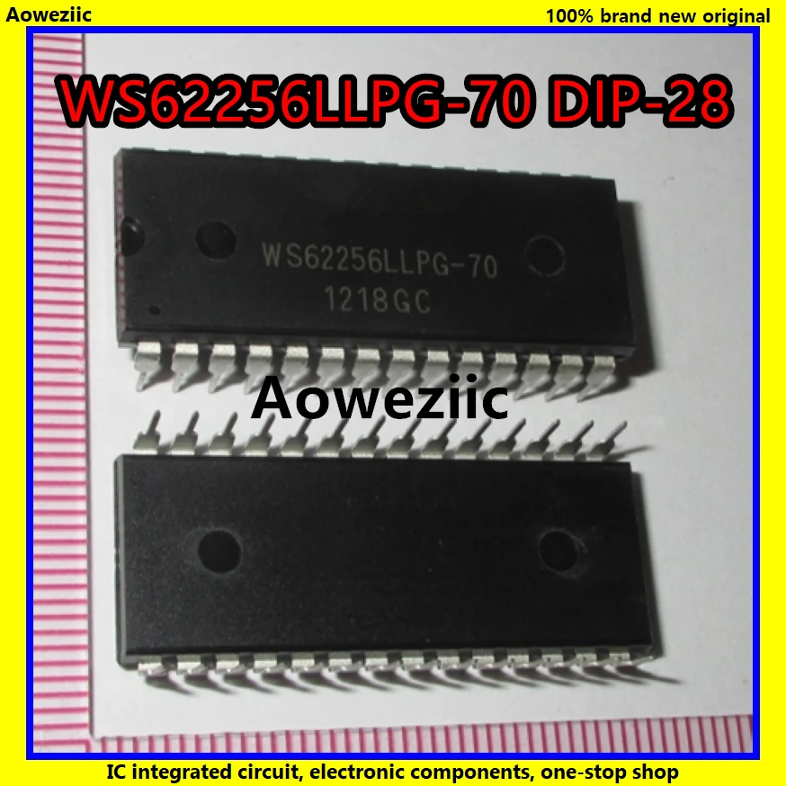 

2Pcs/Lot WS62256LLPG-70 DIP-28 Very Low Power / Voltage CMOS SRAM 32K X 8bit IC New Original Product