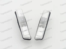 1Pair Car styling White Fender Side Marker Lamp Turn Signal Lights For BMW E53 X5 1999-2006