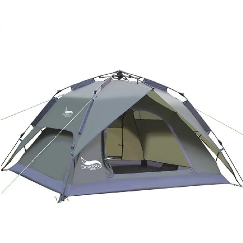 Outdoor 3-4 people double-layer automatic tent rainproof camping tent free assembly camping tent camping camping supplies Outdoor 3-4 people double-layer automatic tent rainproof camping tent free assembly camping tent camping camping supplies
