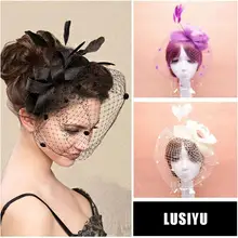 

Vintage Bride Tulle Wedding Bridal Hats Evening/Party Headwear In Fashion Wedding Accessories In Stock