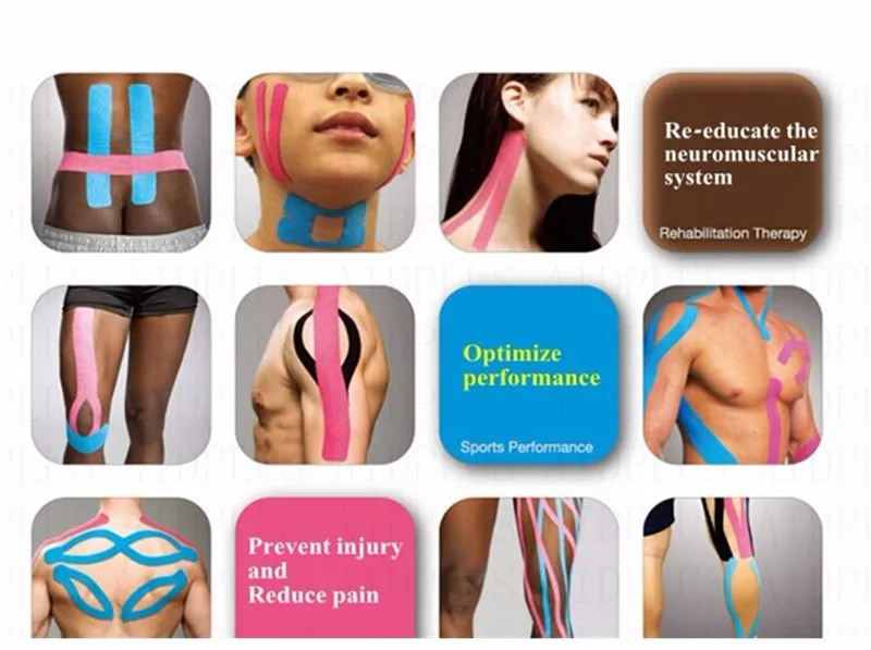 Кинезио тейпами(Kinesio tape) улучшает кровообращения и лимфотока 2074