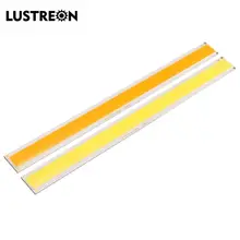 LUSTREON 12 В 12 в 10 Вт белый/теплый белый высокомощный COB светодиодный чип 170*15 мм для DIY прожектор светильник