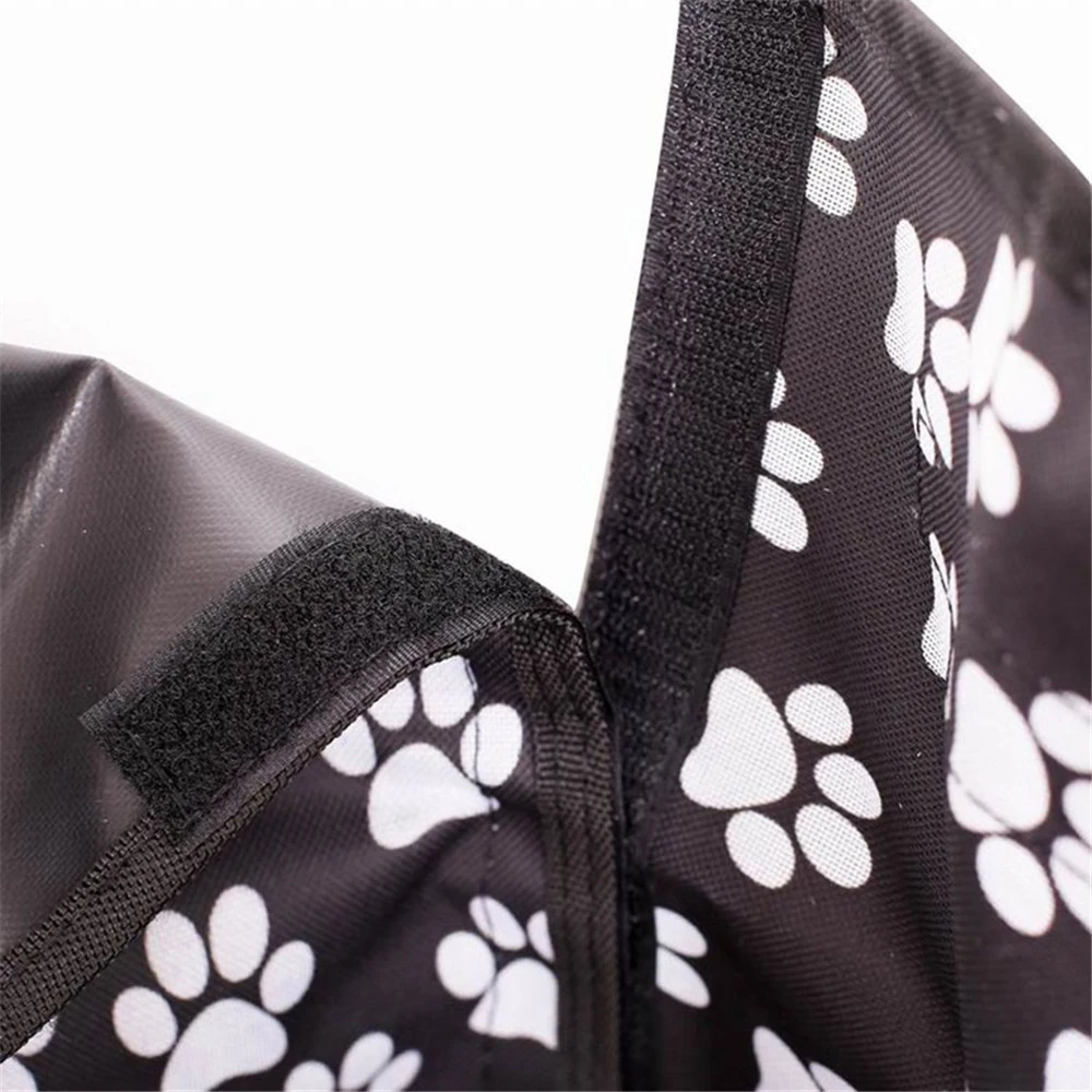 Waterproof Pet Dog Footprint Carriers Rear Back Dog Car Seat Cover Mats Hammock Trunk Cover Blanket Protector