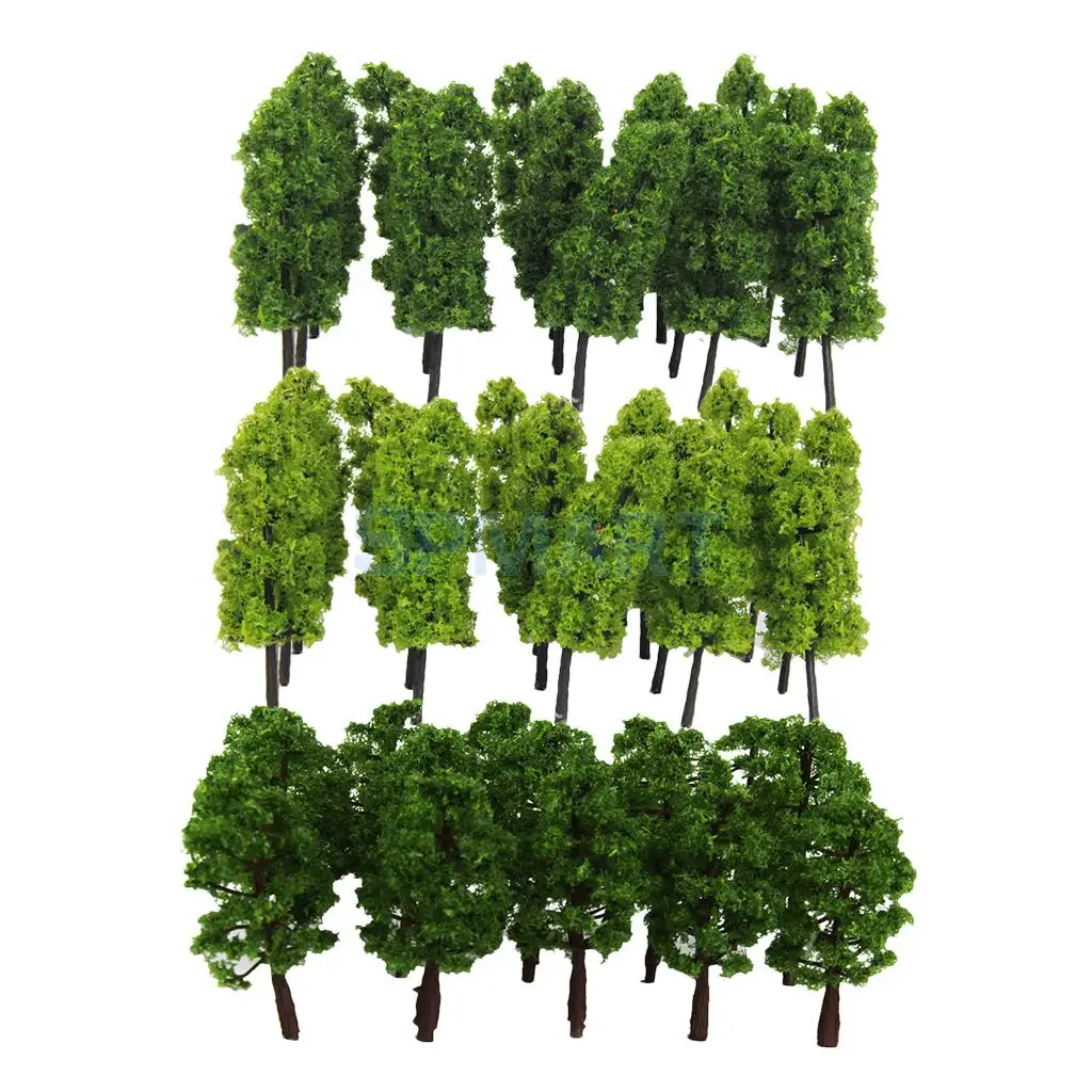 40x зеленое дерево макет модели 7 см 8 для 1/150 RR Diorama архитектурный пейзаж|Наборы