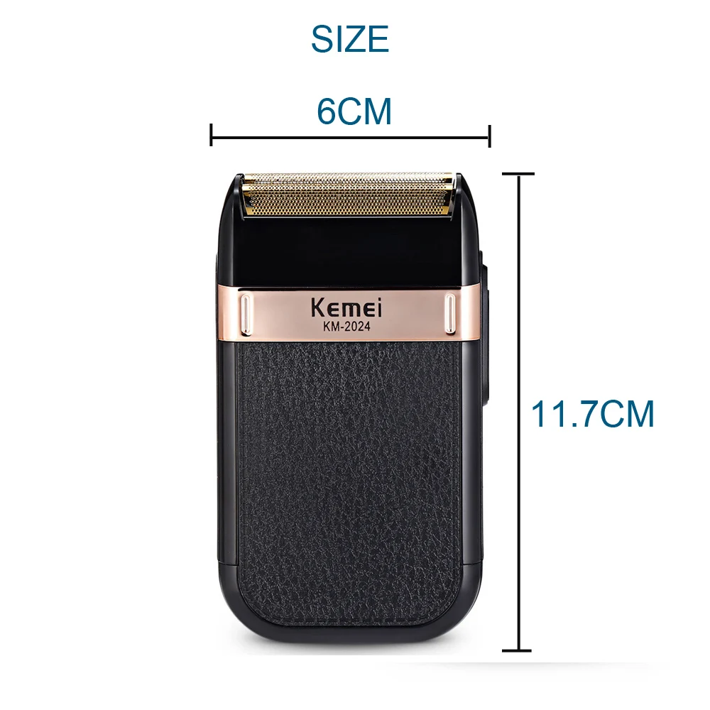 Kemei ماكينة حلاقة كهربائية للرجال التوأم شفرة للماء متردد اللاسلكي الحلاقة USB قابلة للشحن ماكينة حلاقة الحلاق الانتهازي Kemei ماكينة حلاقة كهربائية للرجال التوأم شفرة للماء متردد اللاسلكي الحلاقة USB قابلة للشحن ماكينة حلاقة الحلاق الانتهازي