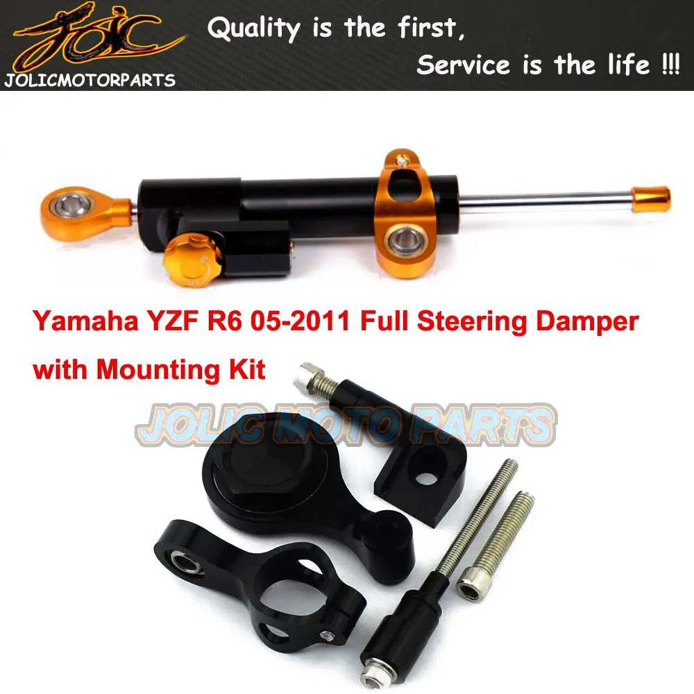 Motorcycle CNC Steering Damper Stabilizer Bracket Full For YAMAHA YZ F