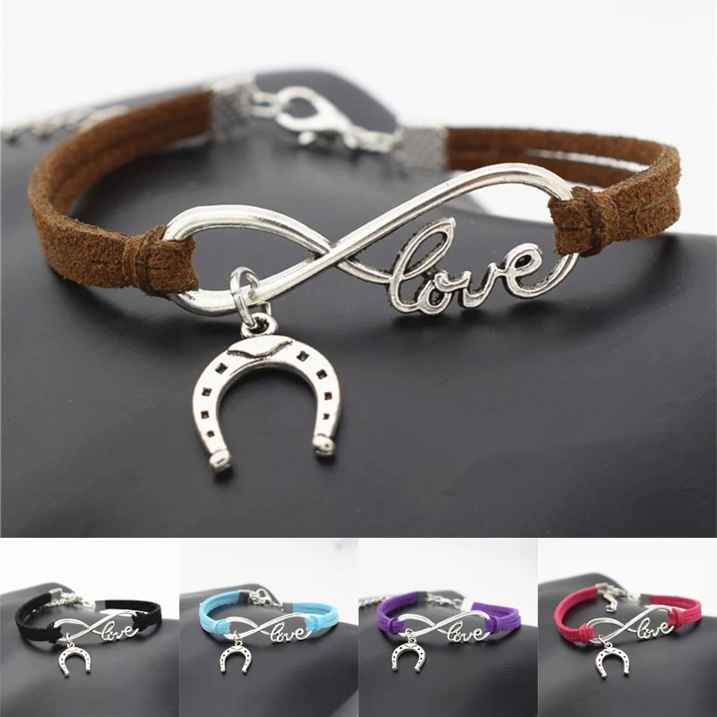 10pcs/lot Wholesale Lucky Antique Silver Horse Hoof Horseshoe Charm