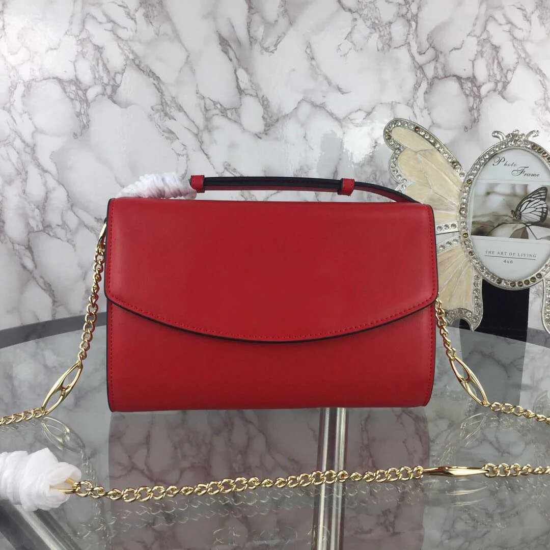 

Latest ladies bag spring summer leather shoulder minibag crossbody envelope bag with buckle fashion chain for women 2019