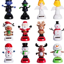 Бренд очаровательны Мульти Стиль солнечной энергии ed Рождество Хэллоуин танцы автомобиль стол домашний декор подарки дети солнечной энергии игрушка