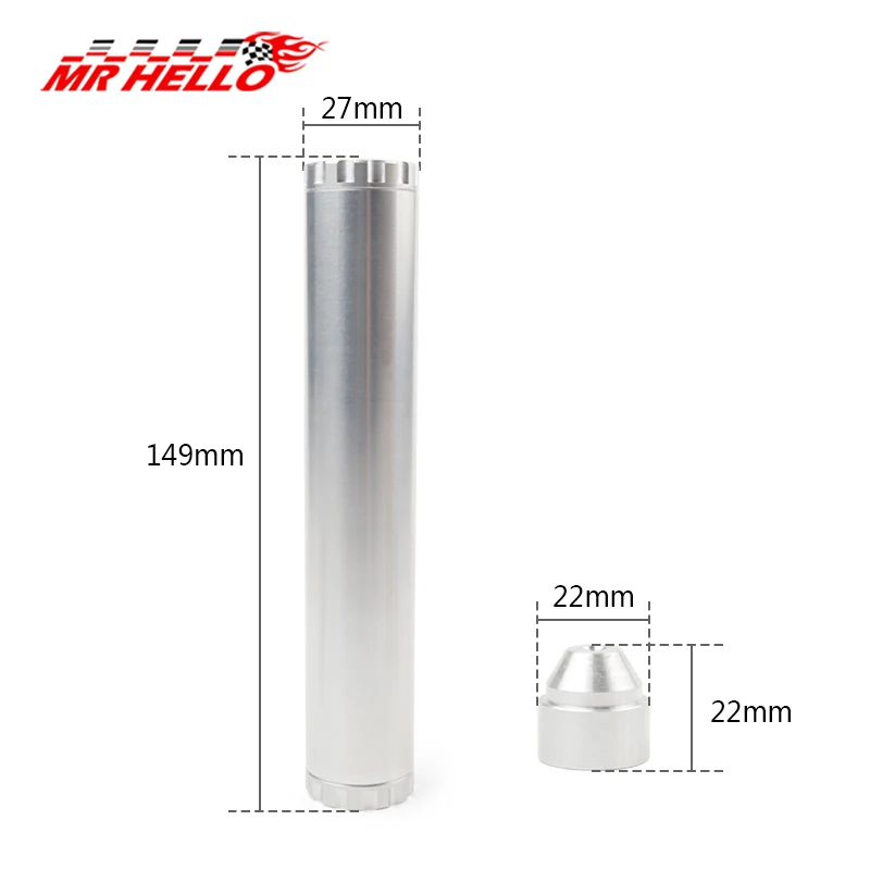 1/2-28 5/8-24 filtros de combustible Filtro de solvente de trampa de combustible 1X6 para NAPA 4003 WIX 24003 6061-T6 piezas de filtros de automóviles