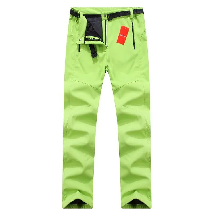 Calças de lã Esqui à Prova Água à Prova Mulheres Grossas Quente Softshell Pesca Acampamento Caminhadas Dwindproof Vento 2020 Novo Pantolon Rw041 6 Calças de caminhadas