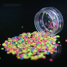 1 коробка желтый Мэри Красный Оранжевый Светло-синий акриловый порошок кристаллический полимер дизайн ногтей строитель Ложные бусины для ногтей художественная сборка круг