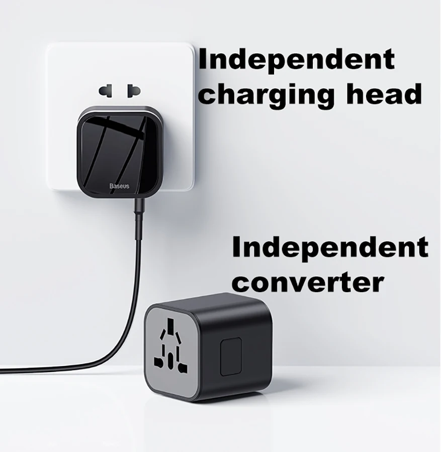 Baseus Quick Charge 3.0 International Travel USB Charger Power Adapter PD QC3.0 Fast Charging Wall Plug Socket For UK/EU/AU/US Baseus Quick Charge 3.0 International Travel USB Charger Power Adapter PD QC3.0 Fast Charging Wall Plug Socket For UK/EU/AU/US
