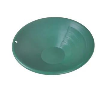 

Green Plastic Gold Pan Classifier Screen Mining Sifter Metal Detecting Tools Panning Classifier Whosesale 260*72mm