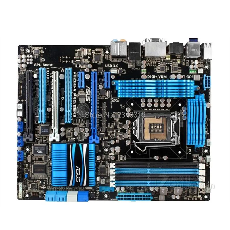 

For Asus P8Z68-V Pro/GEN3 Desktop Motherboard Z68 Socket LGA 1155 i3 i5 i7 DDR3 Original Used Mainboard On Sale