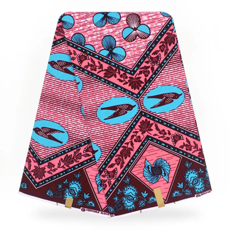

Nigerian Swallow pattern cotton African Wax Prints Fabric For Patchwork Party Dress Clothes Sewing H180709