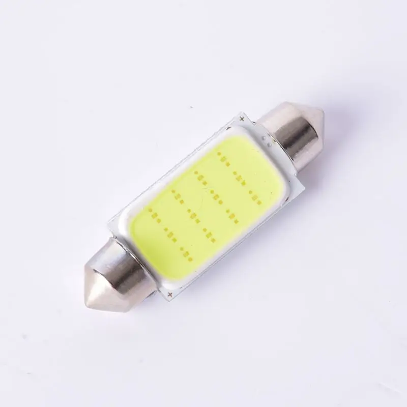 

2 PCS /Lot COB Festoon Auto Car Dome Door License Plate Map Reading Car-styling Light Bulb 12V 3W LED Roof LED Double Pointed
