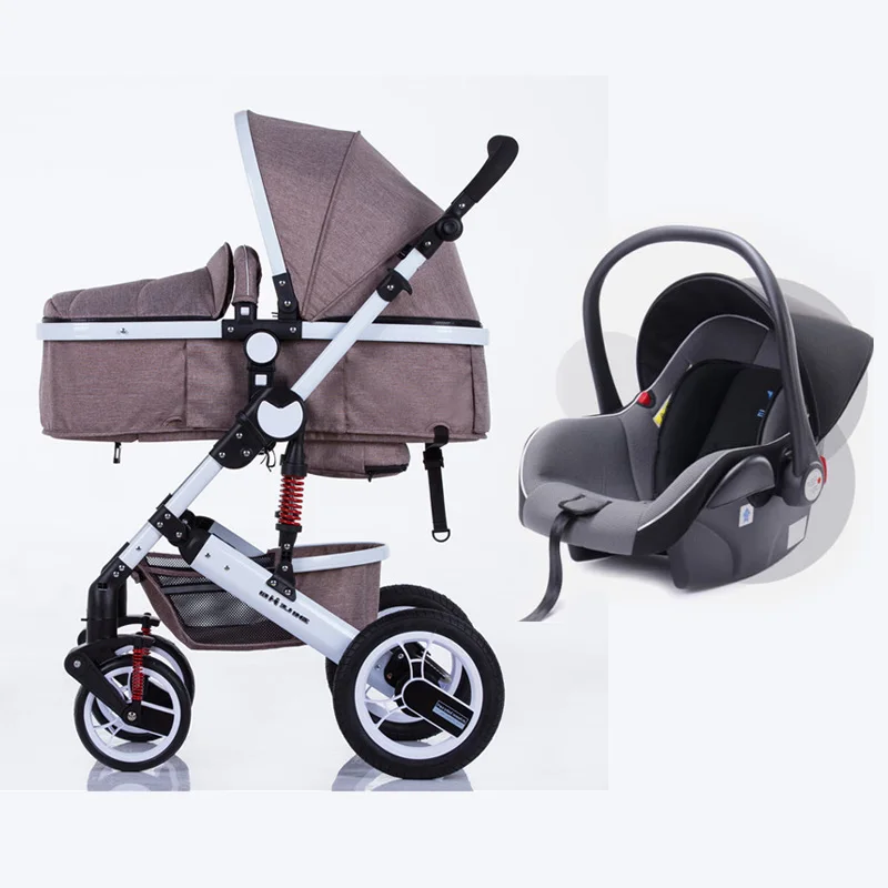 

zhilemei baby stroller and carrycot high landscape multi-function high landing Stable shock absorber delivery free