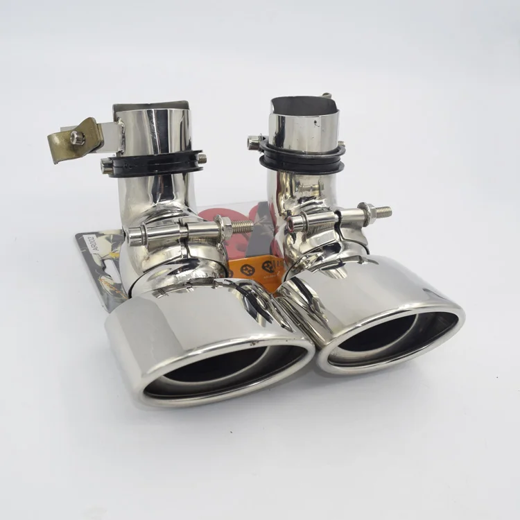 W211 Rear Exhaust Tips single tip Muffler Pipe For Mercedes Benz W211 E-Class E200 E260 E240 E280 E300 E350 stainless steel car exhaust pipe tips dual muffler tips tailpipe for mercedes w220 benz s class s430 s500 amg accessories