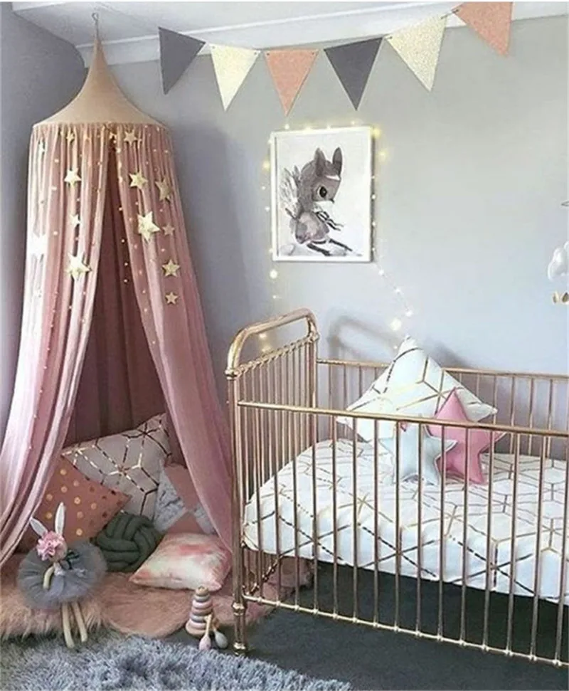 Скандинавские украшения в виде пятиугольных звезд детская комната висящая на стене украшение Свадебная принцесса комнатная палатка