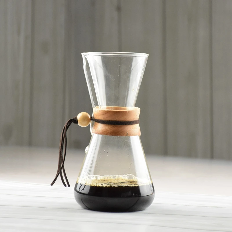 NEW ARRIVAL Free Shipping 3 Cups Counted Chemex Style Syphon Coffee Drip Pot Ice Drip Maker CHEMEX